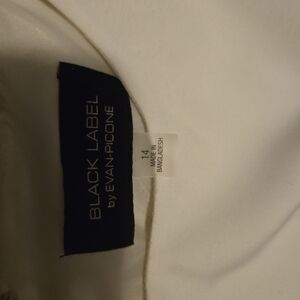 Black label size 14 blue, white and black dress